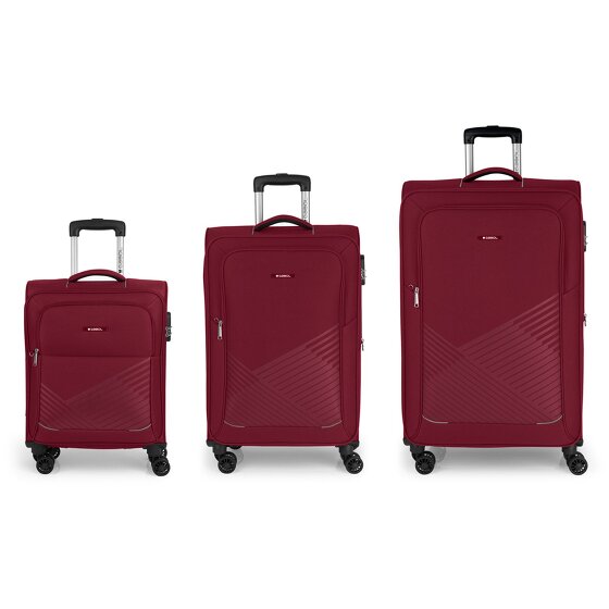 Gabol Juego 3 4 roll suitcase set 3pcs.