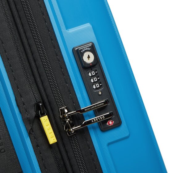 Delsey Paris Lutece Se 4 wheels Cabin trolley 55 cm with expansion pleat