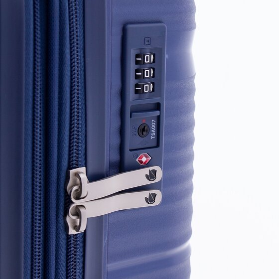 Gladiator 0800 4 wheels Trolley 55 cm with expansion pleat