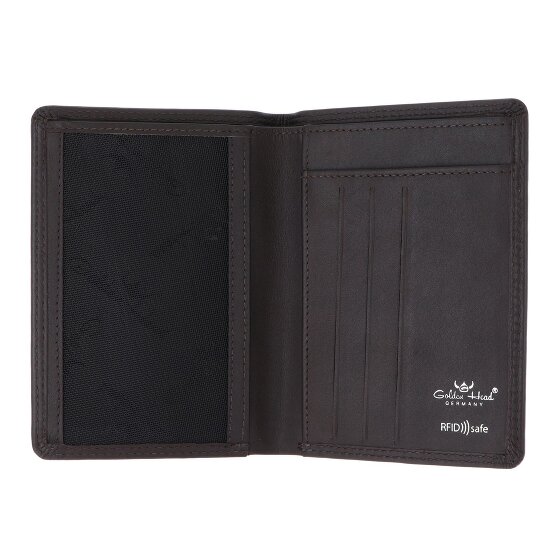 Golden Head Polo ID card case RFID leather 9 cm