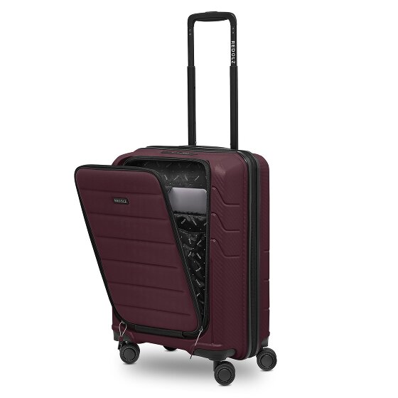 Redolz Essentials 17 4-wheel Cabin suitcase, 55 cm, with Soft-Pocket Laptop Compartment