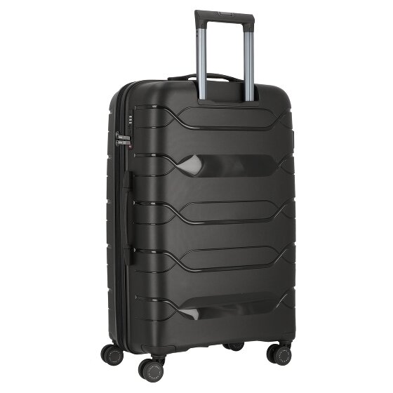 Polestream Strz by Asteroid 4 wheels Trolley L 74 cm with expansion pleat
