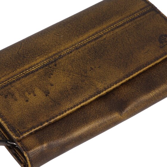 Greenburry Destressed Wallet RFID protection Leather 18.5 cm