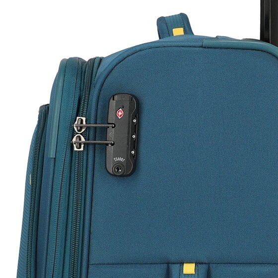 Travelite Umbria 4 wheels Suitcase set 3-piece with expansion pleat