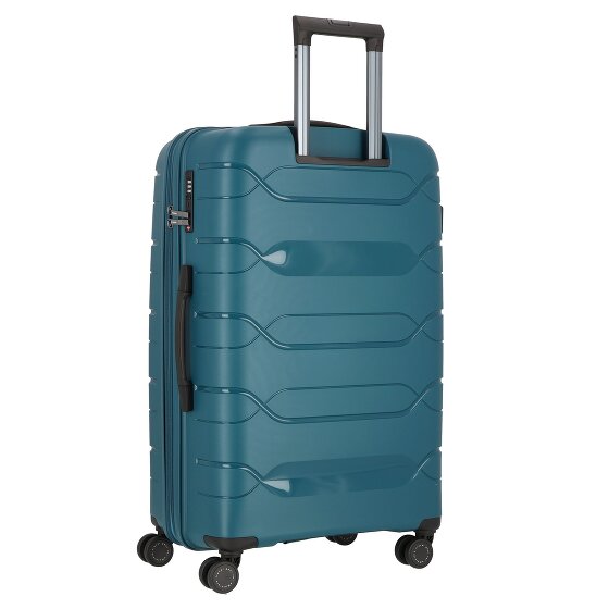 Polestream Strz by Asteroid 4 wheels Trolley L 74 cm with expansion pleat