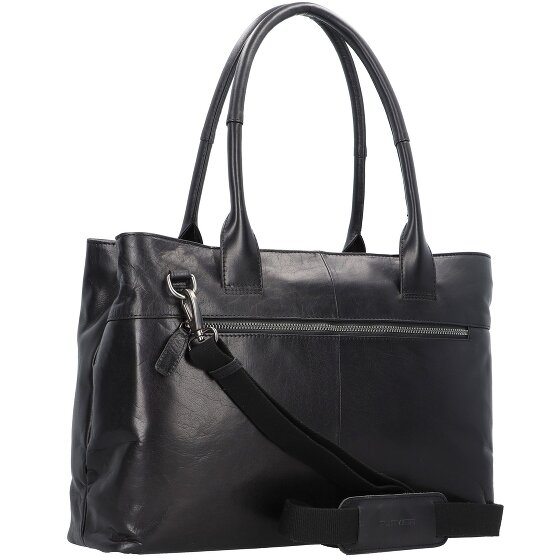 Plevier Rock Amber Shoulder Bag Leather 43 cm Laptop compartment