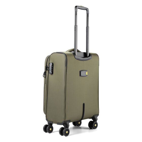 d&n Travel Line 9704 4 wheels Cabin suitcase S 55 cm Expandable