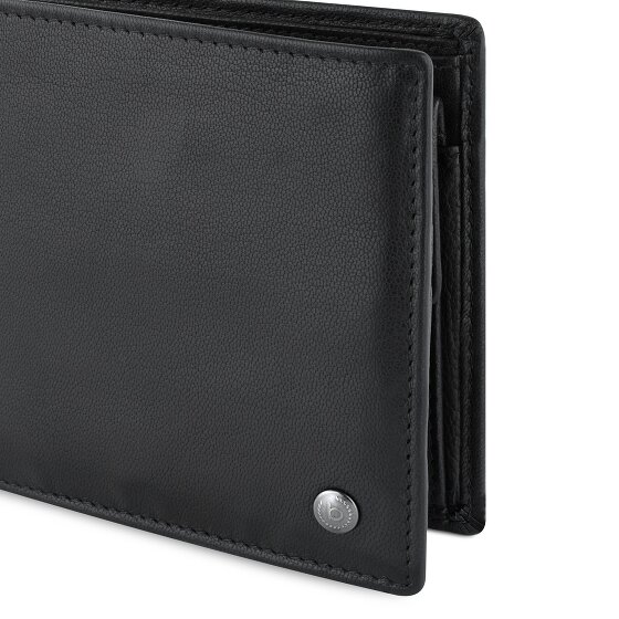 Bugatti Black Magic Wallet RFID protection Leather 11.5 cm