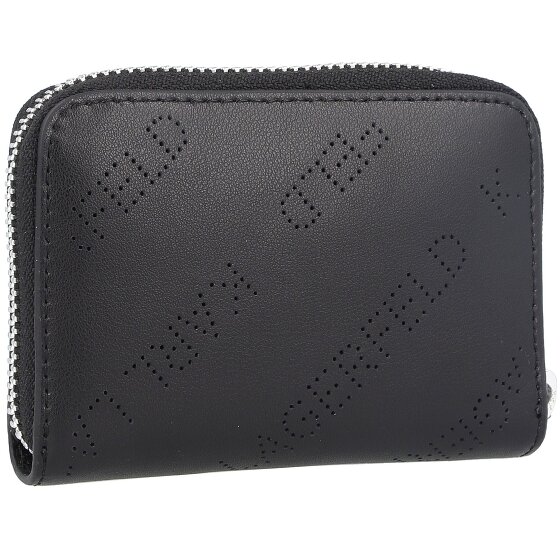 Karl Lagerfeld Punched wallet leather 10.5 cm