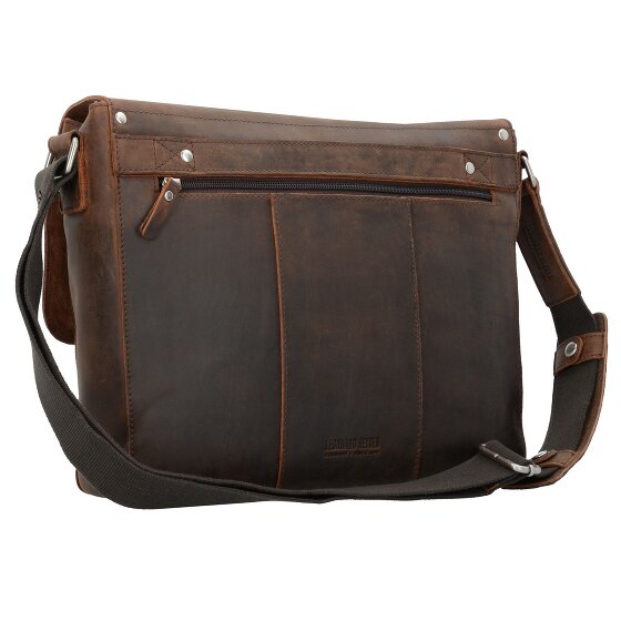 Leonhard Heyden Salisbury shoulder bag leather 34 cm laptop compartment