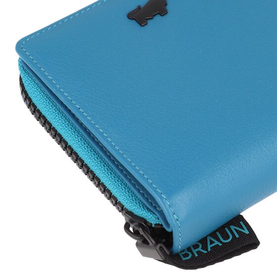 Braun Büffel Capri Wallet RFID protection Leather 11 cm