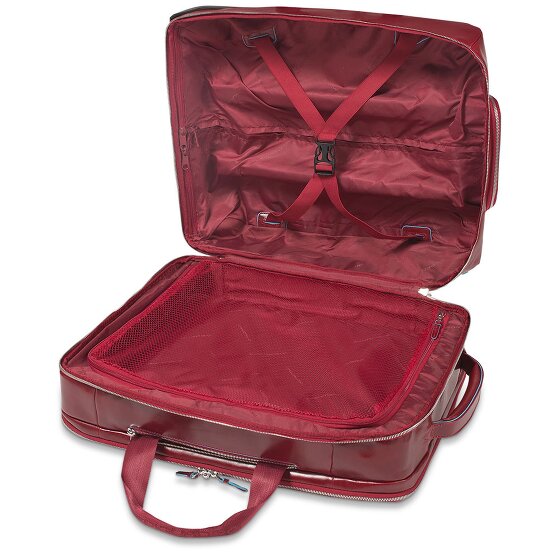 Piquadro Blue Square 2 Roll Business Trolley Leather 51 cm Laptop compartment