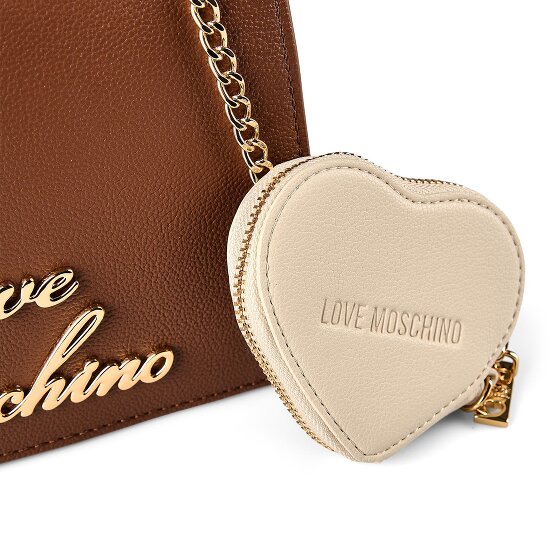 Love Moschino Heart Charm Handbag Leather 21 cm