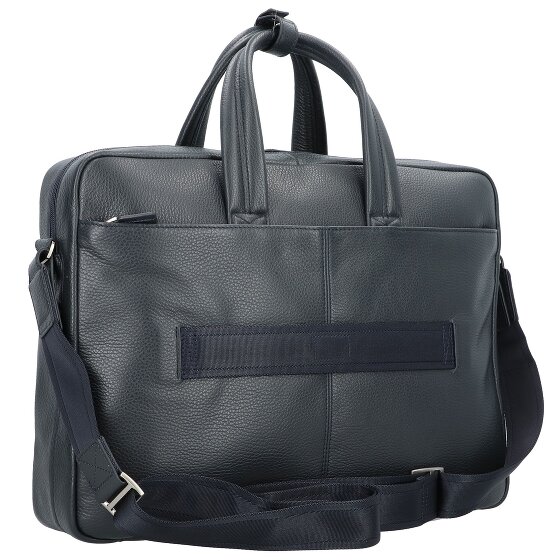 Piquadro Briefcase leather 44 cm laptop compartment