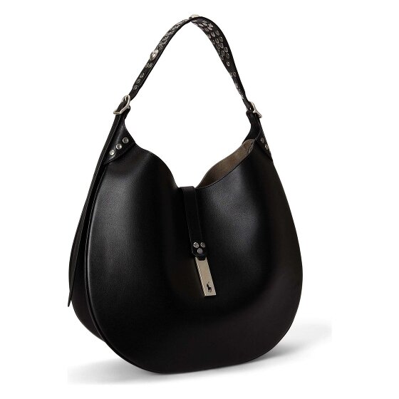 POLO RALPH LAUREN Polo ID Shoulder Bag Genuine Leather 40 cm