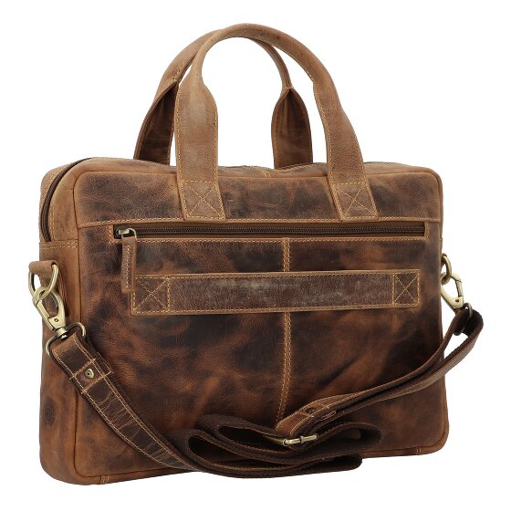 Greenburry Vintage Briefcase Leather 38 cm Laptop compartment