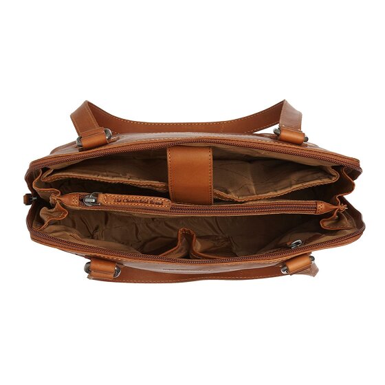 The Chesterfield Brand Belgrado Shoulder Bag Genuine Leather 32 cm Laptop compartment