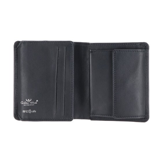 Golden Head Polo Wallet RFID protection Genuine Leather 10 cm