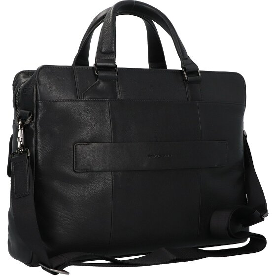 Piquadro Kobe briefcase 40 cm leather laptop compartment