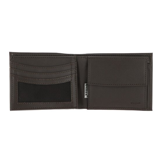 oxmox Leather Wallet RFID protection Genuine Leather 10 cm