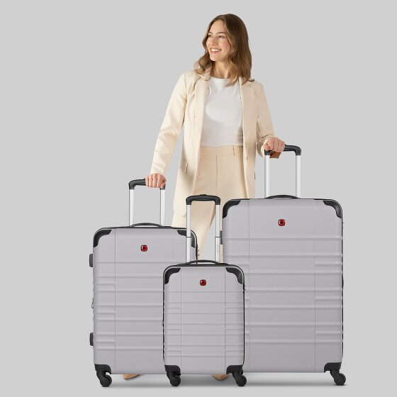 Wenger Amplar Evo 4 wheels Suitcase set 3-piece with expansion pleat
