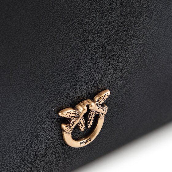 PINKO Flat Horizontal Mini Clutch bag Genuine Leather 19.5 cm