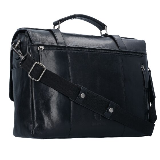 Leonhard Heyden Roma briefcase leather 39 cm laptop compartment
