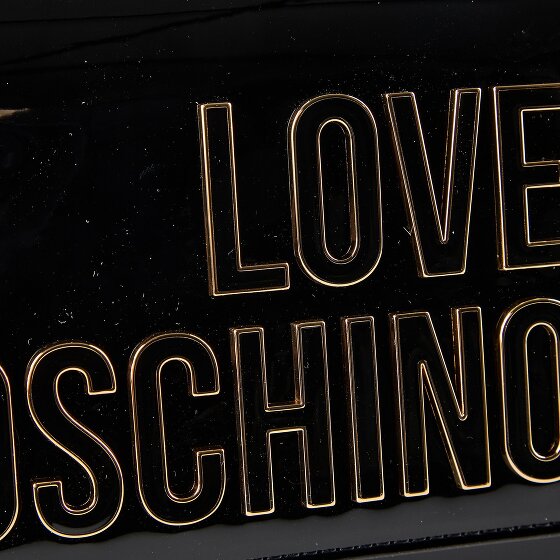Love Moschino Enameled Logo Shoulder Bag 25 cm