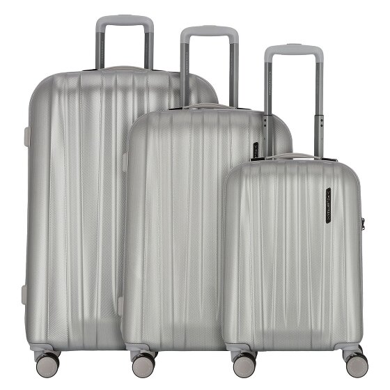 Polestream Moonrock 4 wheels Suitcase set 3-piece with expansion pleat