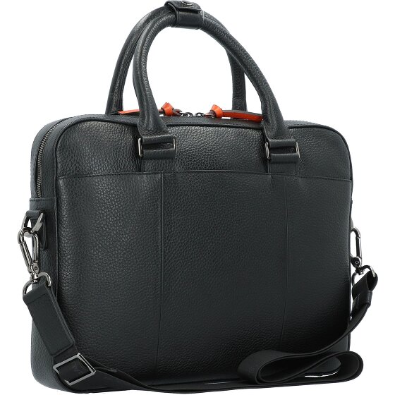 Braun Büffel Novara briefcase leather 38 cm laptop compartment