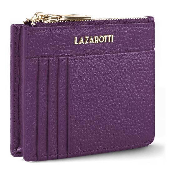 Lazarotti Bologna Leather key case Cardholder leather 11.5 cm with air tag compartment