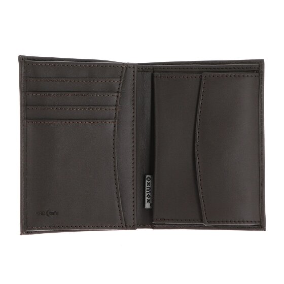 oxmox Leather Wallet RFID protection Genuine Leather 10 cm