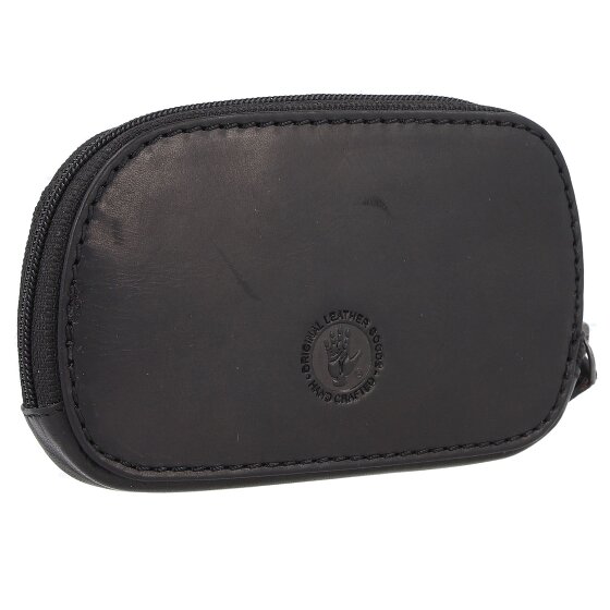 Greenburry Pure Black Key wallet Leather 12 cm