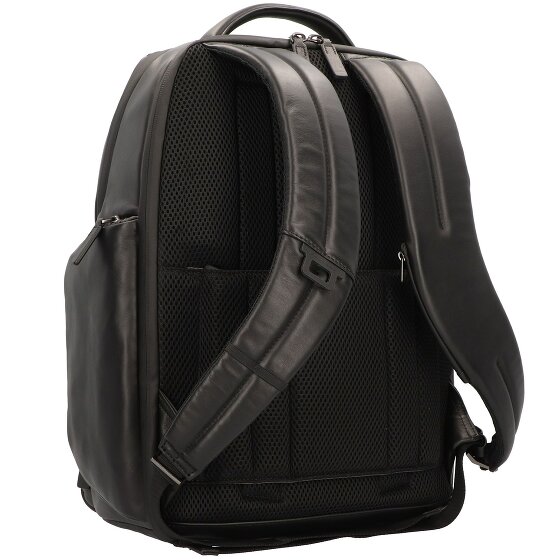 Piquadro Urban backpack RFID leather 44 cm laptop compartment