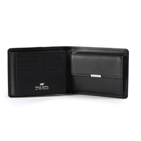 Braun Büffel Golf 3.0 Wallet RFID protection Leather 12 cm
