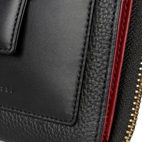 Bugatti Viola Wallet RFID protection Leather 12 cm