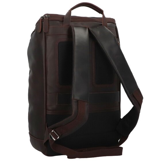 Jack Kinsky Montreal 7 backpack leather 46 cm laptop compartment