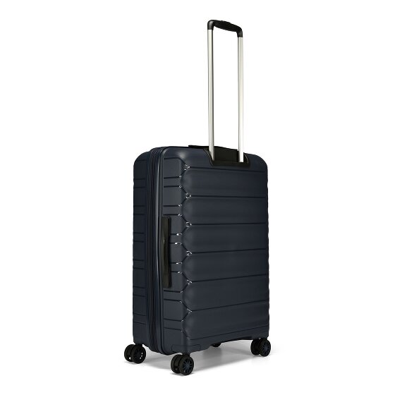 d&n Travel Line 4700 4 wheels Suitcase set 3-piece with expansion pleat