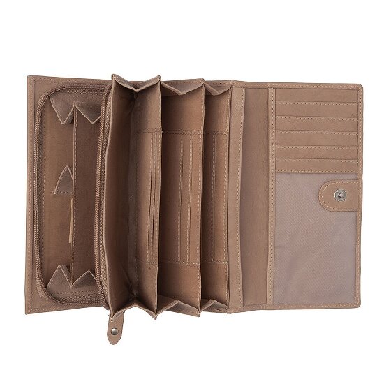 The Chesterfield Brand Valetta Wallet RFID protection Genuine Leather 18 cm