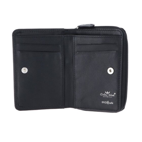 Golden Head Polo Wallet RFID protection Genuine Leather 11.5 cm