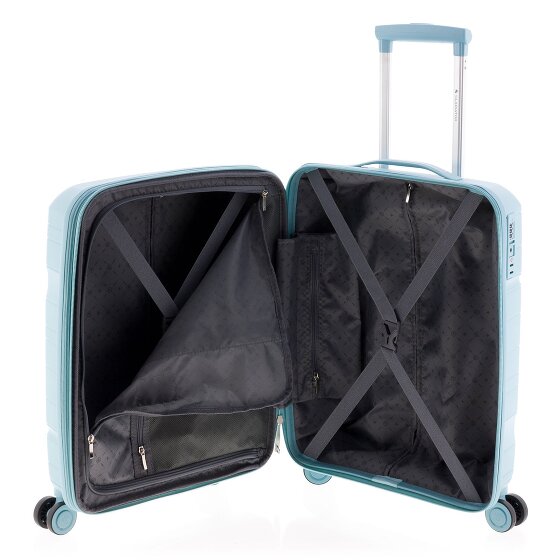 Gladiator 3800 4 wheels Cabin trolley 55 cm with expansion pleat