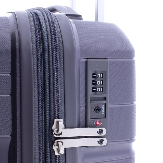 Gladiator 3800 4 wheels Cabin trolley 55 cm with expansion pleat