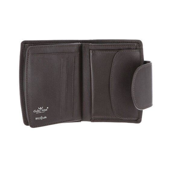 Golden Head Polo Wallet RFID protection Genuine Leather 12.5 cm