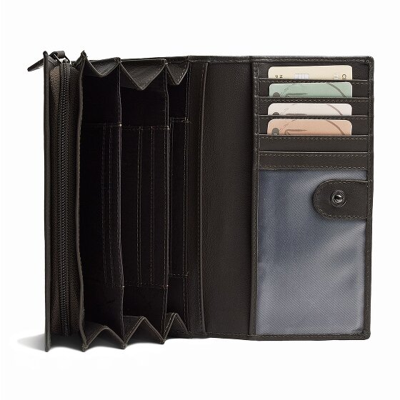 The Chesterfield Brand Valetta Wallet RFID protection Genuine Leather 18 cm