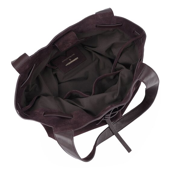 LES VISIONNAIRES Garbriella Shopper Bag Leather 40 cm