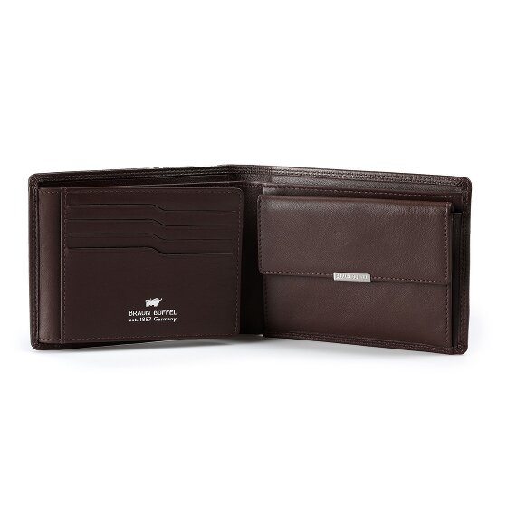 Braun Büffel Golf 3.0 Wallet RFID protection Leather 12 cm