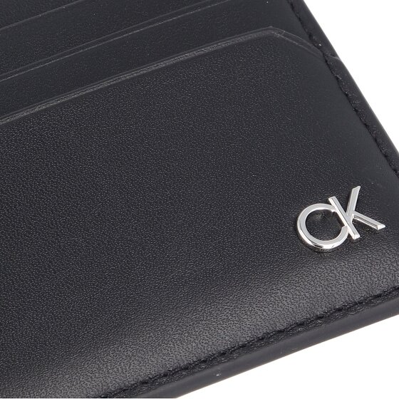 Calvin Klein Metal CK Credit card case Leather 10 cm
