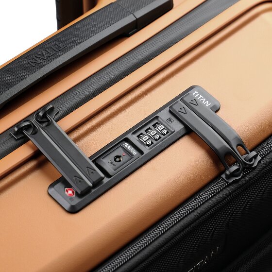 Titan Upgrade 4 wheels Cabin trolley 55 cm Laptop compartment