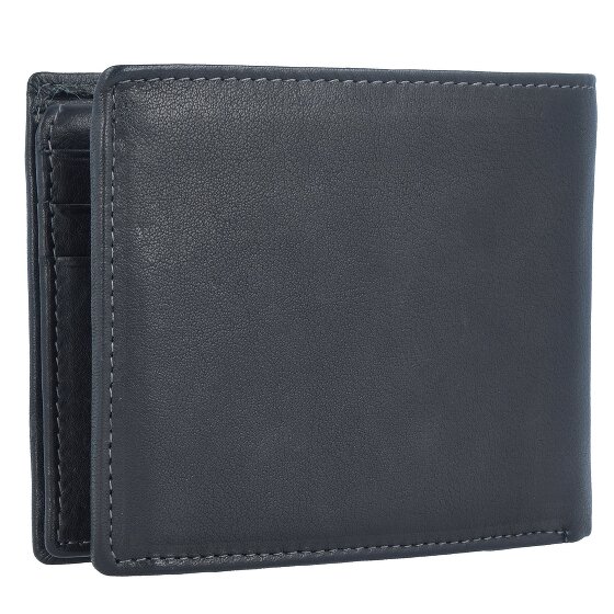 Greenland Nature Black Nappa wallet RFID leather 11 cm