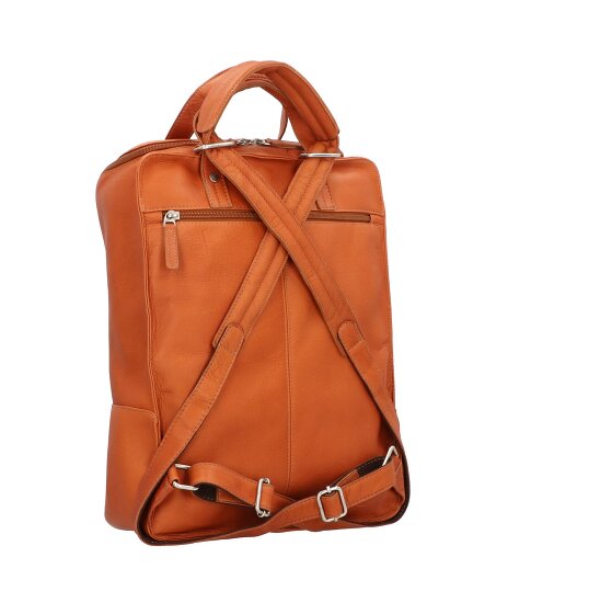 Harold's Campo Business backpack Genuine Leather 45 cm Laptop compartment